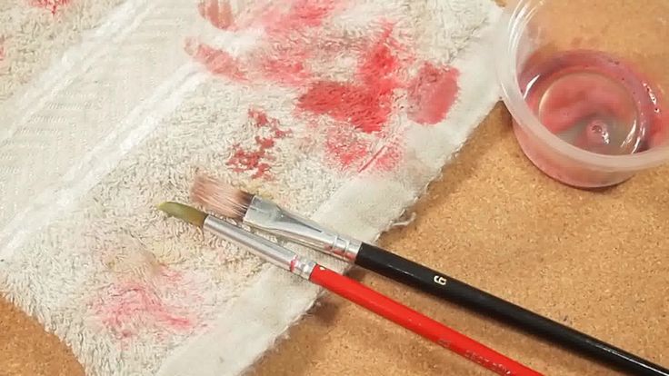 Cleaning Oil Paint Brushes with Soap