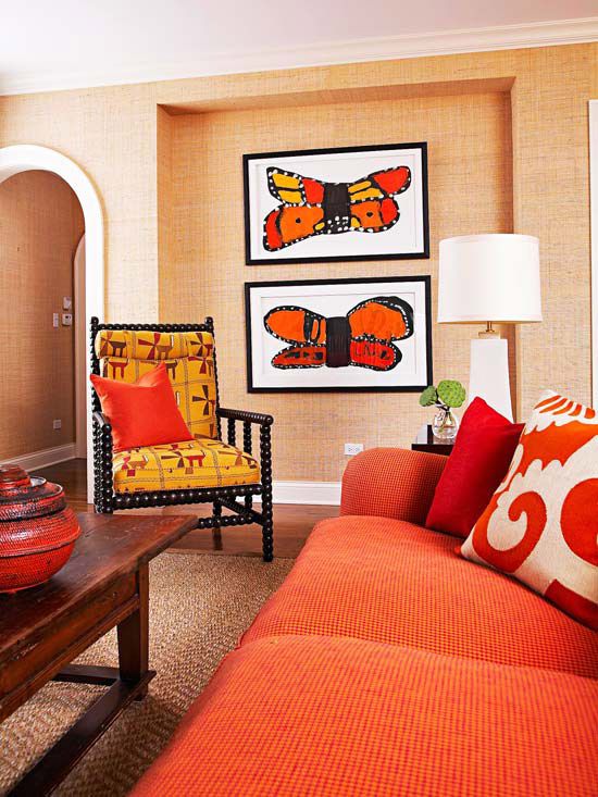 Uses of Warm Color in Home Decor