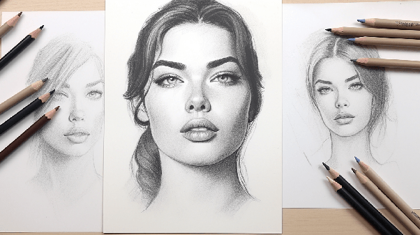 Drawing Faces With Pencil